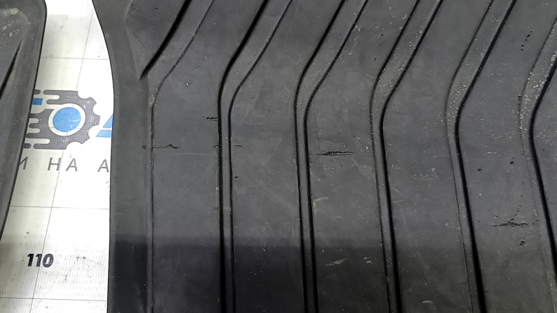 Set of floor mats for the Audi A3 8V 15-20 rubber, black, scratches