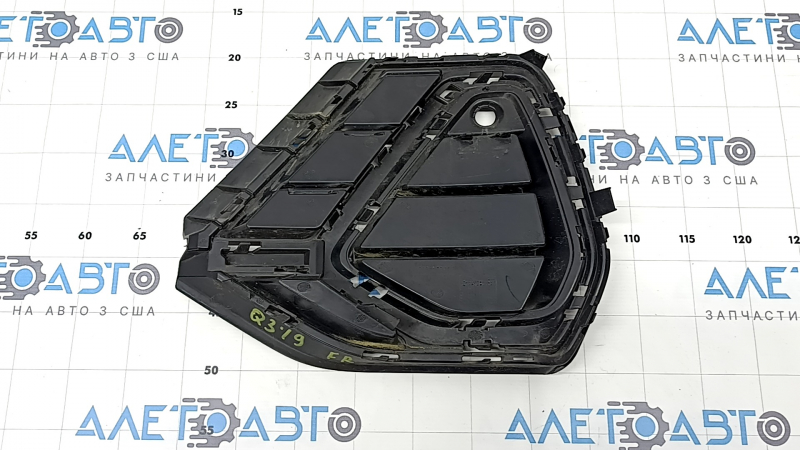 Right front bumper grille for Audi Q3 83A 19-23 with parking sensors, S-Line, structure