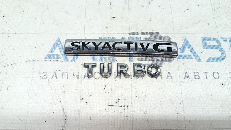 Mazda CX-5 2022-25 trunk door SKYACTIV G TURBO emblem with broken guides