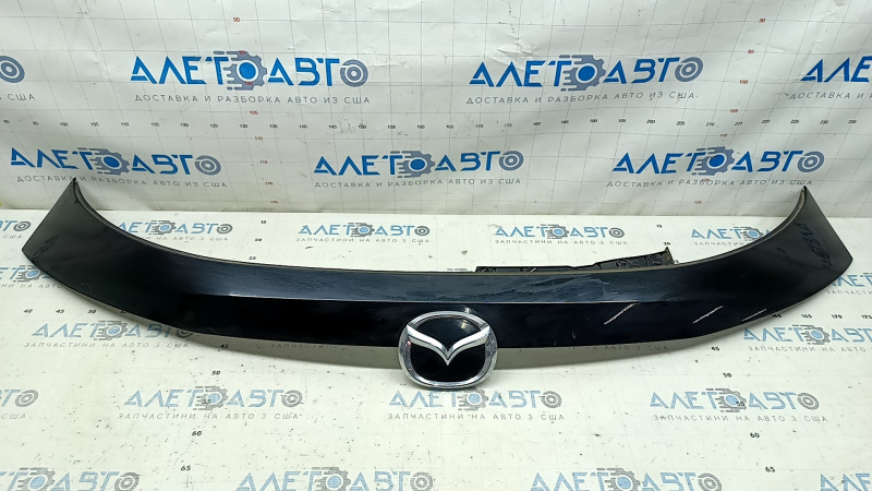 Upper trunk door molding for Mazda CX-5 17-24 with emblem, under glass, broken fasteners