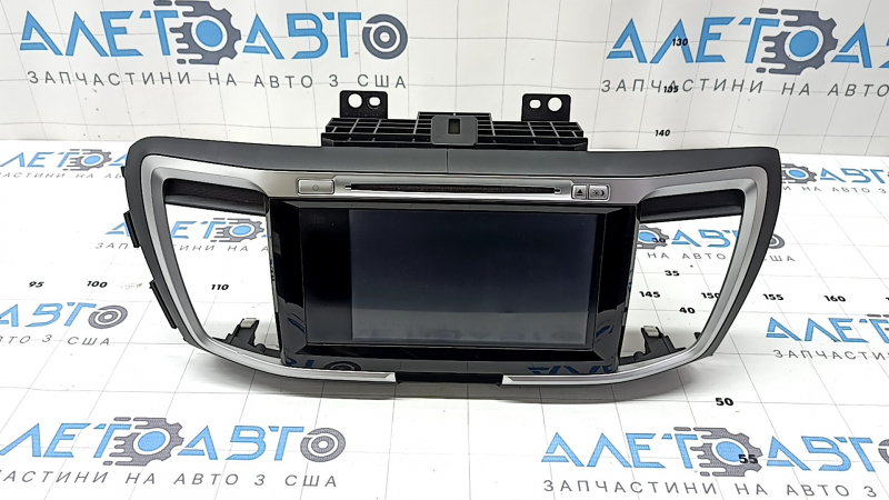 Monitor, display, navigation lower Honda Accord 2013-2017 touchscreen touring, with overlay black with gray, crack, scratches