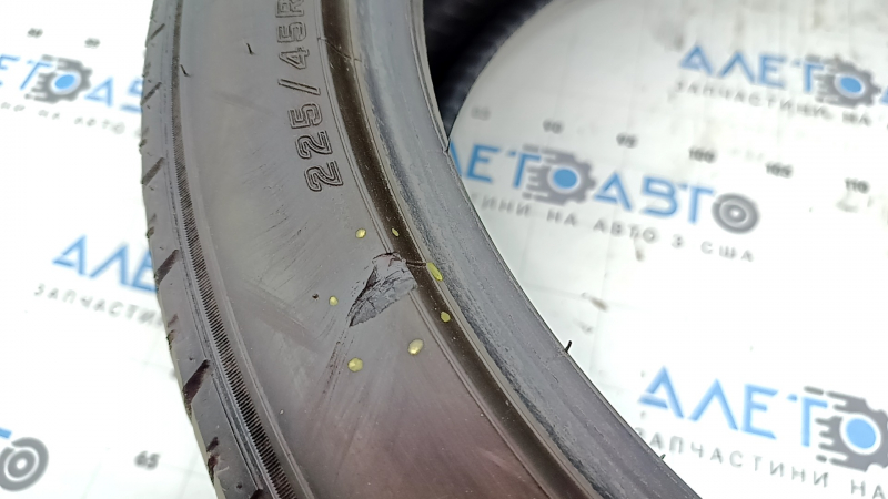 Tire R19 255/45 Falken Ziex ZE960 A/S 2023 all-season 4mm tear