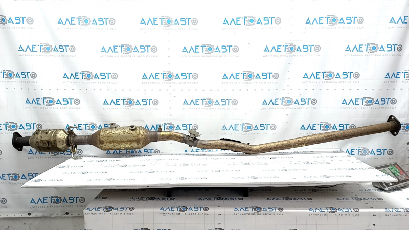 Exhaust line middle section with catalytic converter Mazda 6 18-21 2.5 for deactivable cylinders, with valve