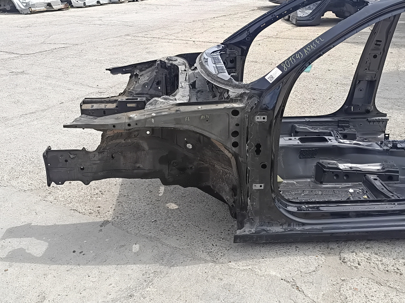 Front left quarter panel for Audi A3 8V 15-20 4d, 5d black LY9T, on the body