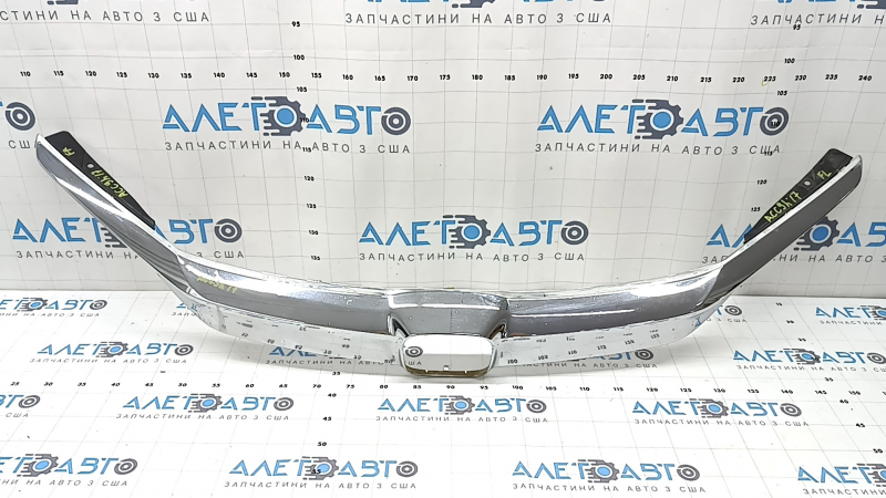 Honda Accord 16-17 hybrid chrome grille cover, broken mount, swollen chrome, sand