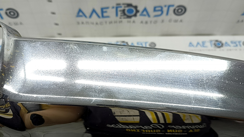 Honda Accord 16-17 hybrid chrome grille cover, broken mount, swollen chrome, sand
