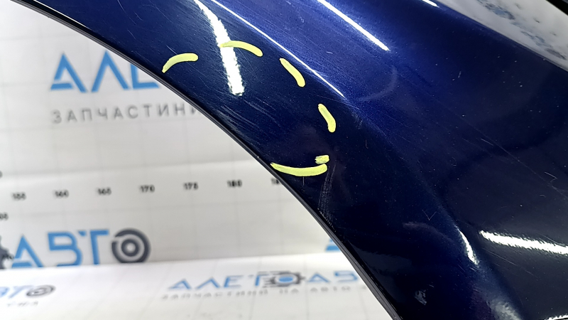 Front right fender Toyota Prius 30 13-15 blue 8S6, bump, dented