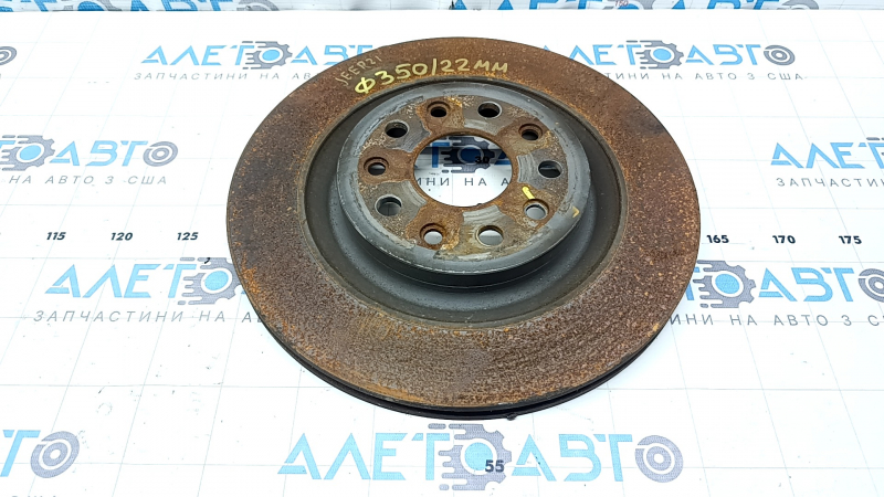 Rear left brake disc for Jeep Grand Cherokee WL 21-25 350/22mm