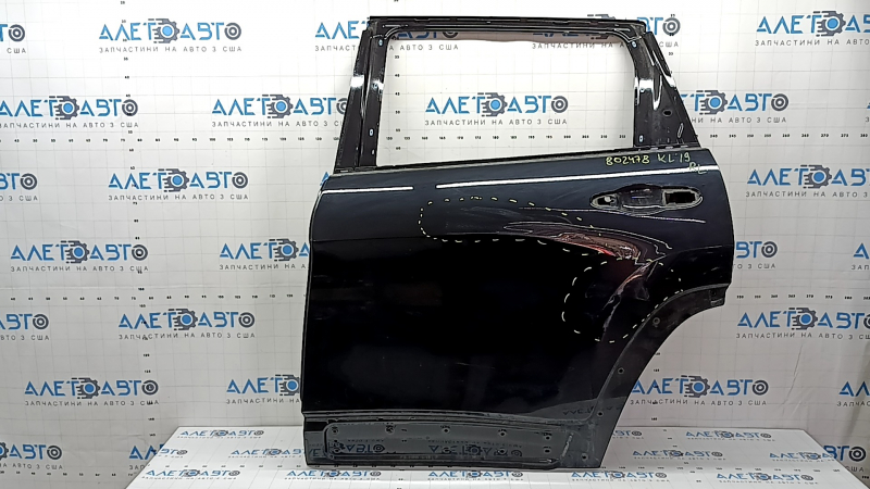 Bare rear left door Jeep Cherokee KL 14-23 black PXJ, dents