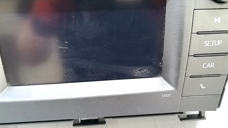 The monitor, display, navigation Toyota Prius 30 13-15 screen coating has peeled off