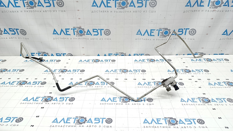 Long air conditioner heater-condenser tube for Toyota Prius 30 12-15