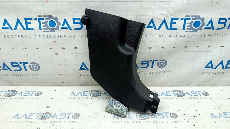 Lower right front pillar trim for Hyundai Santa FE Sport 13-18, black, scratched, worn