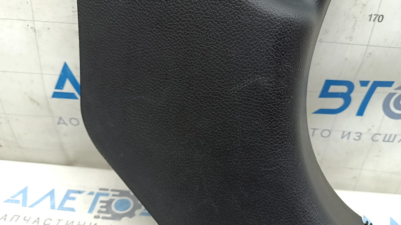 Lower right front pillar trim for Hyundai Santa FE Sport 13-18, black, scratched, worn