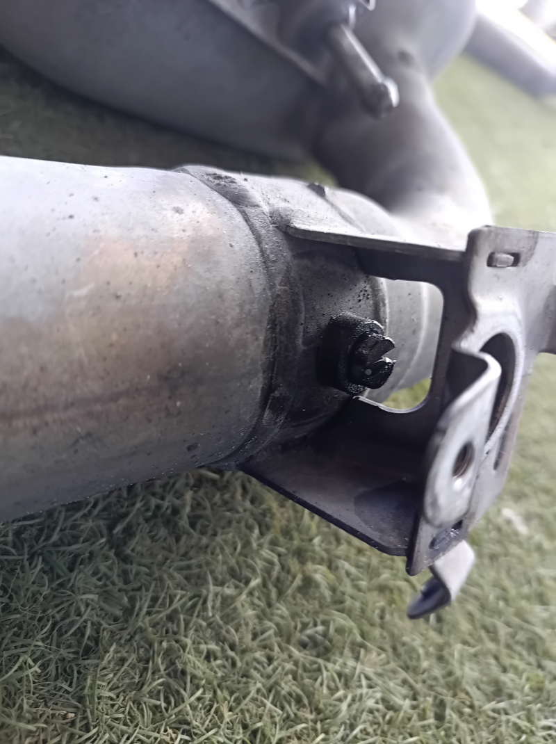 Rear muffler with barrel BMW X1 F48 16-22 B46 AWD with damper, with catalytic converter