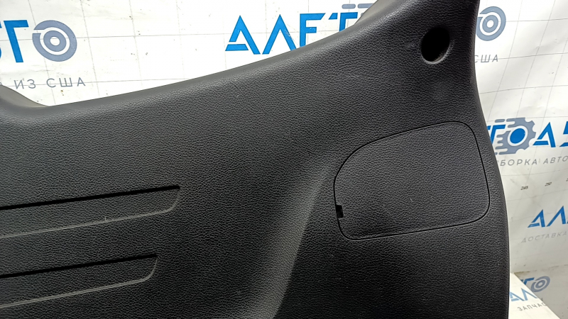 Lower tailgate trim for Hyundai Santa FE Sport 13-18, black, scratches