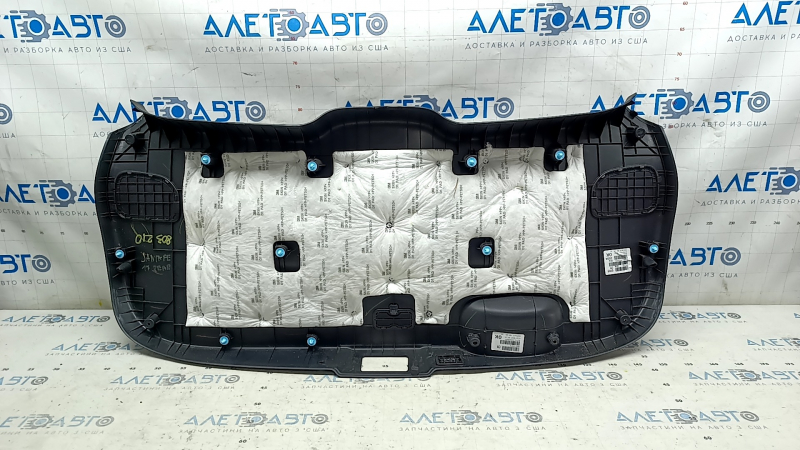 Lower tailgate trim for Hyundai Santa FE Sport 13-18, black, scratches
