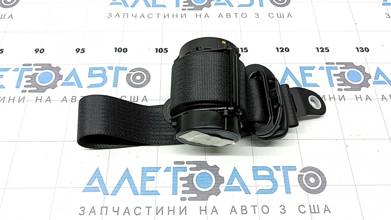 Seat belt 3rd row left Jeep Grand Cherokee WL 21-25 black, long, broken guide