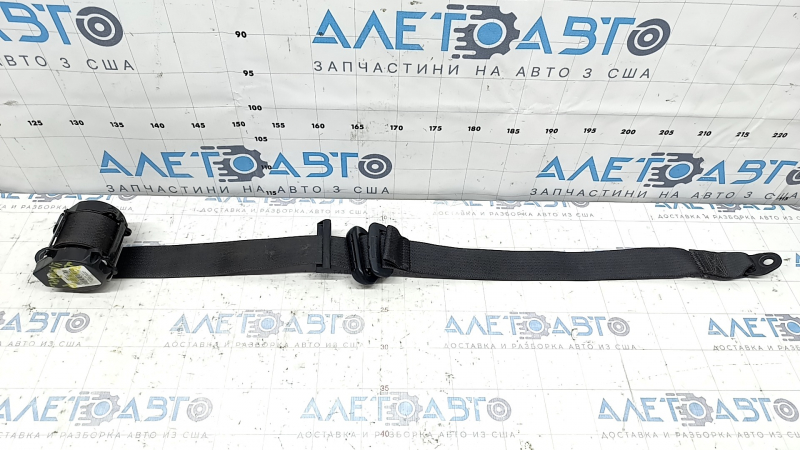 Seat belt, 2nd row, left, Dodge Journey 11-20, black, dry-cleanable