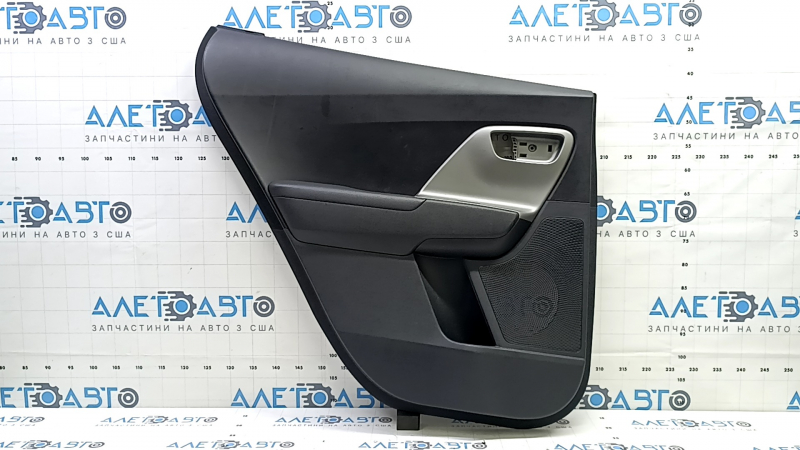 Door trim panel rear left Kia Niro 17-22 HEV, PHEV black, insert gray, rubber armrest, worn, without handle