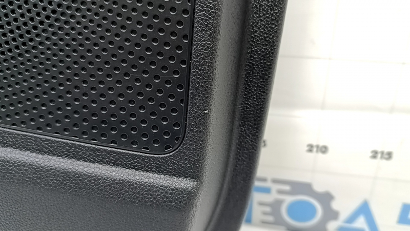 Door trim panel rear left Kia Niro 17-22 HEV, PHEV black, insert gray, rubber armrest, worn, without handle