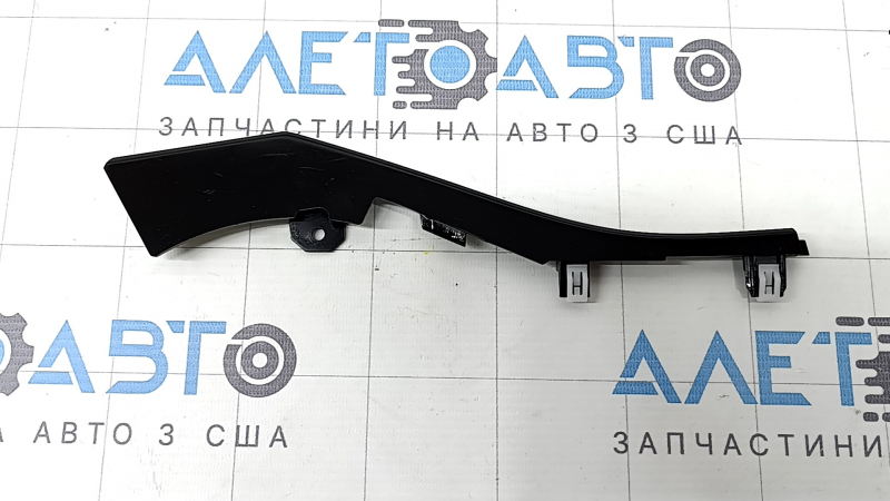 Upper right center console trim for Jeep Grand Cherokee WL 21-25, glossy black, scratches
