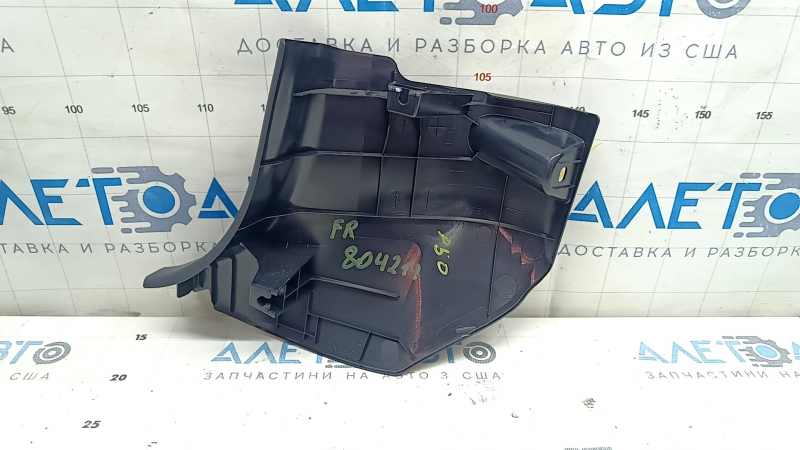 Toyota Prius 50 16-22 black, worn front pillar trim, lower right