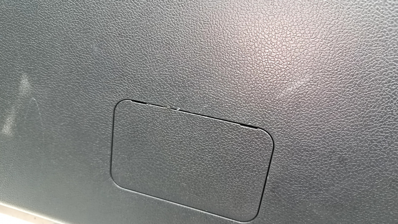 Lower tailgate trim for Toyota Prius 50 16-22, black, worn, scratches