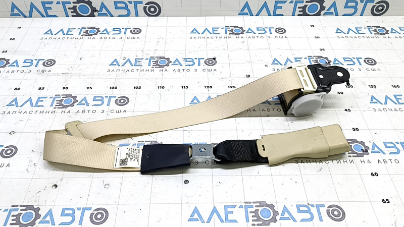Rear center seat belt for Toyota Camry V55 15-17 USA, beige, type 1