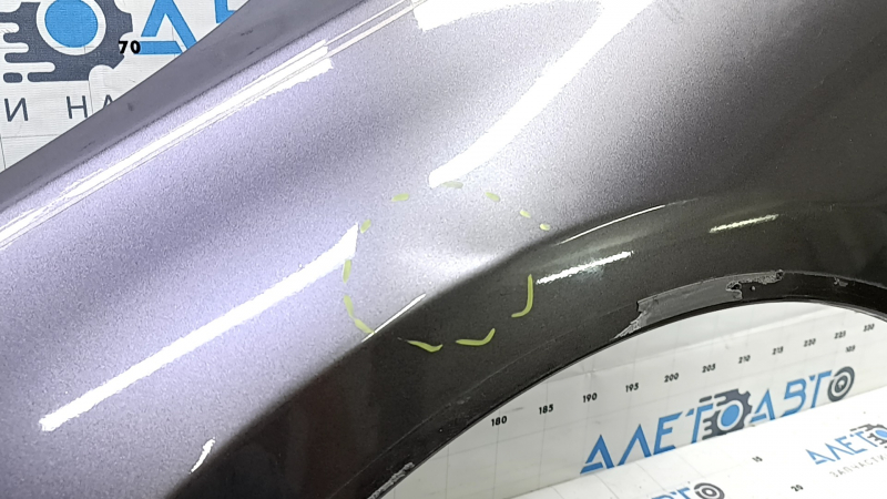 Front left fender Toyota Camry v55 15-17 usa graphite 1H1 dent, painted
