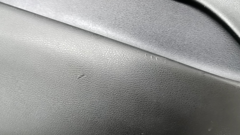 Door trim card rear left BMW X5 F15 14-18 leather black Dakota without curtain, Harman Kardon, insert and armrest black leather, molding under the tree, with backlight and handle, scratches, tears, no