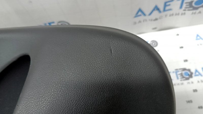 Door trim card rear left BMW X5 F15 14-18 leather black Dakota without curtain, Harman Kardon, insert and armrest black leather, molding under the tree, with backlight and handle, scratches, tears, no