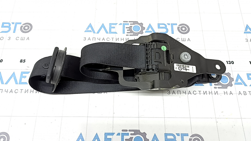 Seat belt 2 row left BMW X5 F15 14-18 black SCHWARZ for 2 rows