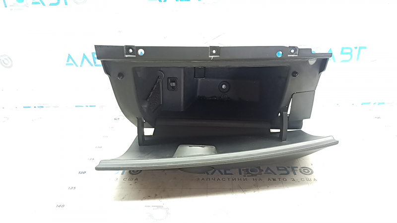 Glove box, glove compartment Fiat 500 12-19 black, 2 parts, scratches
