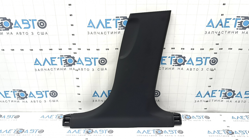 Lower right center pillar trim for Audi A4 B8 08-16 sedan, black, scratches