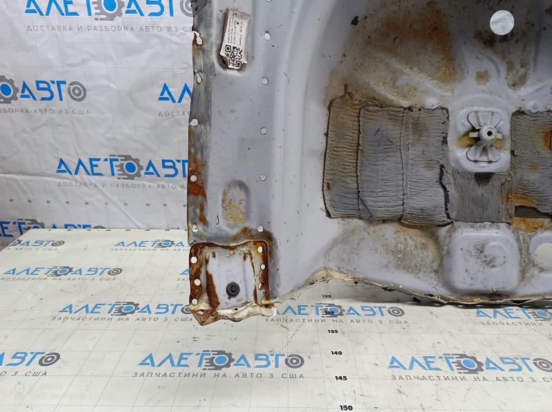 Trunk tray Toyota Prius V 12-17 on the body, white 070