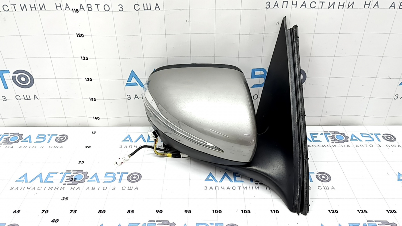 Right side mirror assembly for Mercedes W167 GLE 350 450 20-23 8+8+4 turn signal, heated, backlight, BSM, camera, silver