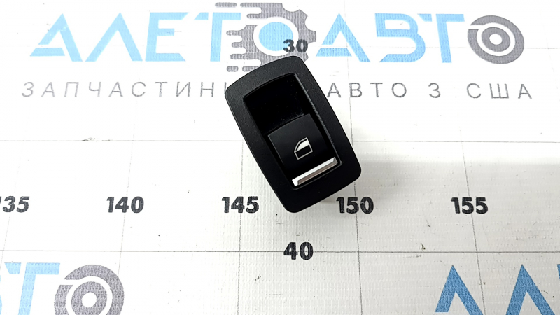Rear right window lift control BMW 3 F30 14-18 black with black trim and chrome