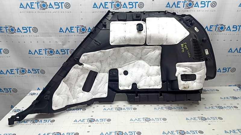 Left arch trim for Kia Sportage 17-19, black, with lamp, scratches