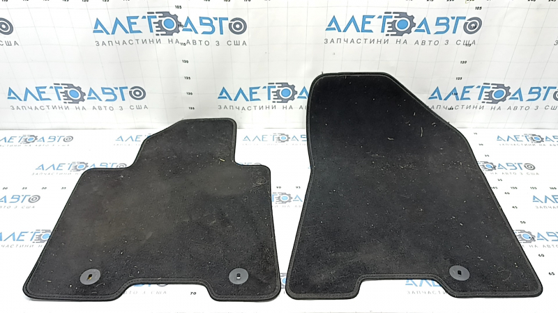 Set of Kia Sportage 17-22 floor mats, black, ready for cleaning