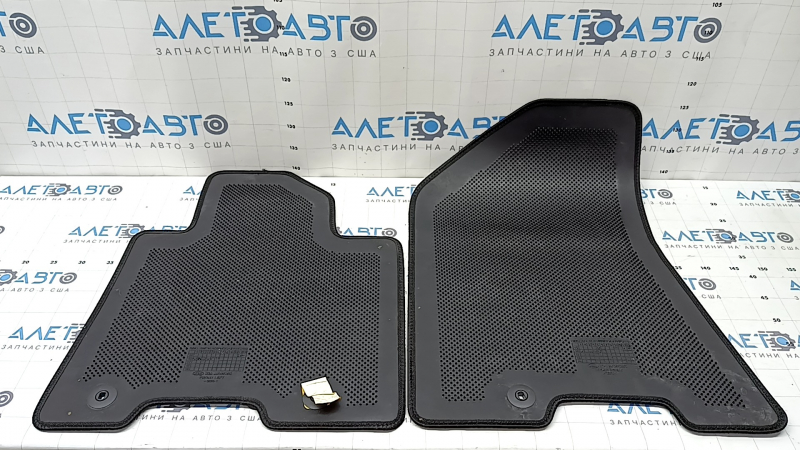 Set of Kia Sportage 17-22 floor mats, black, ready for cleaning