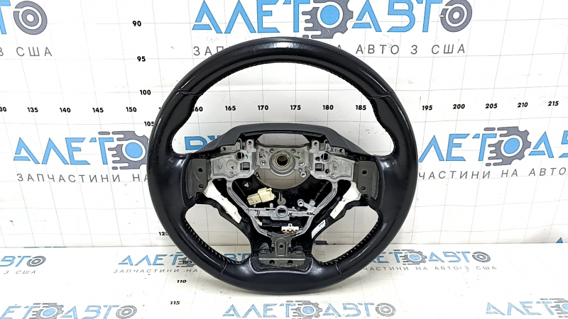Lexus NX200t NX300h 15-17 black leather heated steering wheel without paddles, scratched
