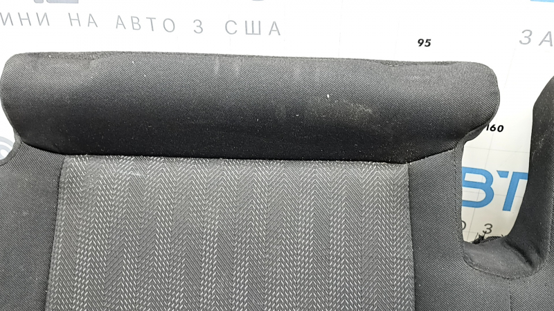 Kia Sportage 17-22 rear seat cushion, black cloth, LX, gray stitching, dry-cleanable