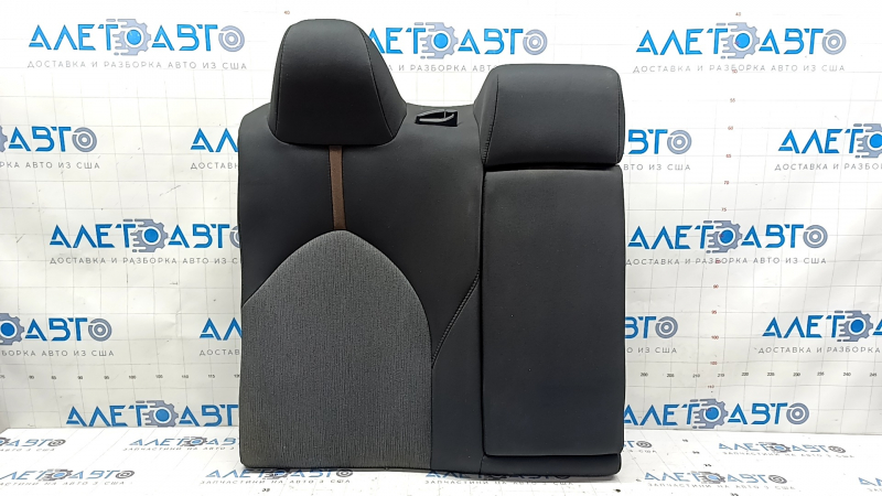 Rear seat, 2nd row, upper right, Toyota Camry v70 18-19, black cloth, with armrest, dry cleanable