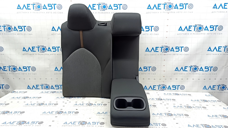 Rear seat, 2nd row, upper right, Toyota Camry v70 18-19, black cloth, with armrest, dry cleanable