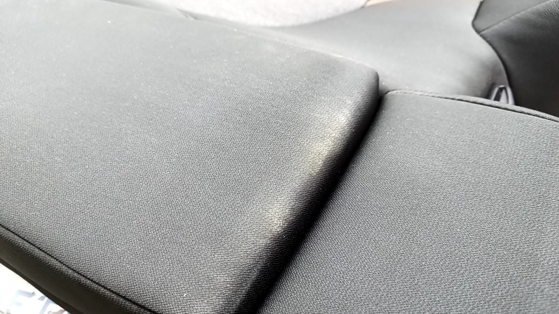 Rear seat, 2nd row, upper right, Toyota Camry v70 18-19, black cloth, with armrest, dry cleanable