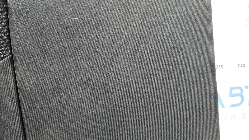 Rear seat, 2nd row, upper part, right, Toyota Rav4 19-25, cloth, black, hybrid, with belt, needs cleaning, scratch on plastic, dented