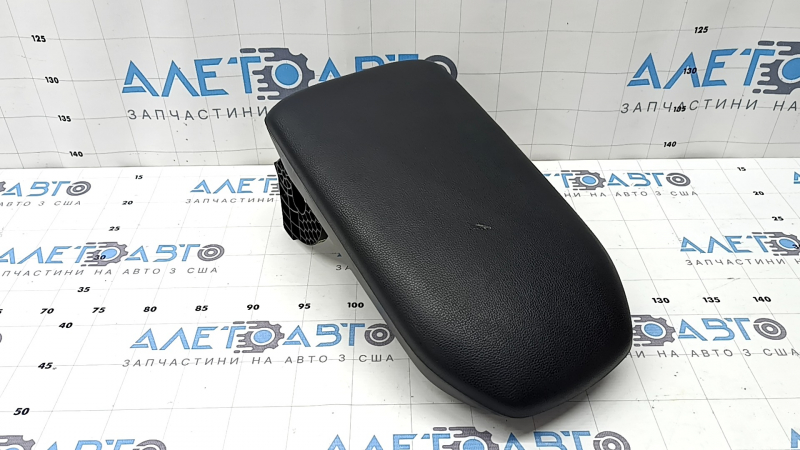 Armrest for Toyota Rav4 19-25, black leather, dry-cleanable