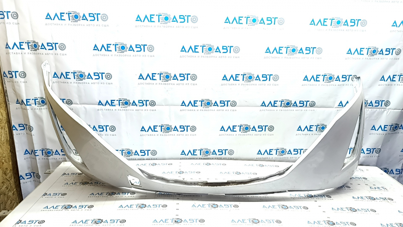 Bare front bumper Nissan Ariya 23-25 white XGA, tears, scratches