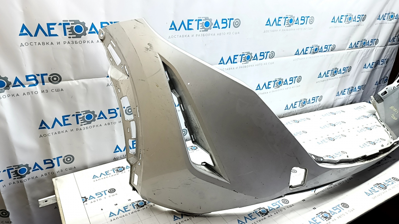 Bare front bumper Nissan Ariya 23-25 white XGA, tears, scratches