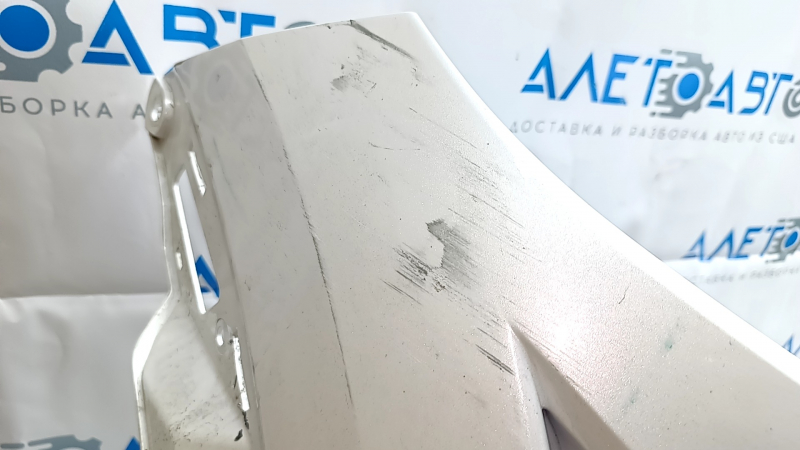 Bare front bumper Nissan Ariya 23-25 white XGA, tears, scratches